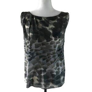 ALICE + OLIVIA Sleeveless Blouse Size Small Silk Back Zipper